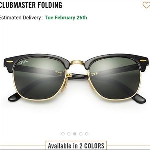 Ray-Ban Folding Clubmaster Sunglasses